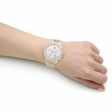 Tommy Hilfiger Ari Diamonds Silver Dial Rose Gold Steel Strap Watch for Women - 1781978 Authentic Buy Shop Now