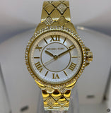Michael Kors Camile Analog White Dial Gold Steel Strap Watch for Women - MK4801 Authentic Buy Shop Now