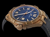 Maurice Lacroix Aikon Date Limited Edition Blue Dial Blue Leather Strap Watch For Men - AI1028-BRZ01-420-1 Authentic Buy Shop Now