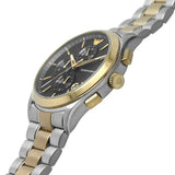 Emporio Armani Paolo Chronograph Grey Dial Two Tone Steel Strap Watch For Men - AR11527 Authentic Buy Shop Now