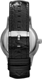Emporio Armani Renato Analog Black Dial Black Leather Strap Watch For Men - AR11186 Authentic Buy Shop Now