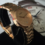 Gucci G Timeless Quartz Gold Dial Gold Steel Strap Watch For Women - YA126482 Authentic Buy Shop Now