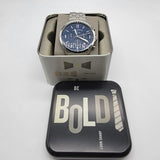 Fossil Forrester Chronograph Blue Dial Silver Steel Strap Watch for Men - FS5605 Authentic Buy Shop Now