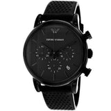Emporio Armani Luigi Analog Blue Dial Black Leather Strap Watch For Men - AR11351 Authentic Buy Shop Now
