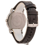 Emporio Armani Luigi Quartz Gray Dial Brown Leather Strap Watch For Men - AR1996 Authentic Buy Shop Now