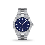 Tissot PR 100 Sport Blue Dial Silver Steel Strap Watch For Men - T101.610.11.041.00 Authentic Buy Shop Now