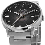 Mido Commander Automatic Gradient Black Dial Silver Steel Strap Watch For Men - M021.407.11.411.00 Authentic Buy Shop Now