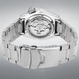 Seiko 5 Sports Double Hurricane Retro Orange Dial Silver Steel Strap Watch For Men - SRPK11K1 Authentic Buy Shop Now