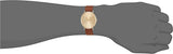 Coach Charles Gold Dial Brown Leather Strap Watch for Women - 14602433 Authentic Buy Shop Now