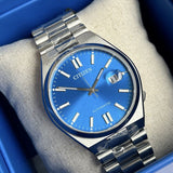 Citizen x Pantone Automatic Blue Dial Silver Steel Strap Watch For Men - NJ0158-89L Authentic Buy Shop Now