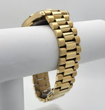 Michael Kors Lexington Quartz Gold Dial Gold Steel Strap Watch For Men - MK8947 Authentic Buy Shop Now