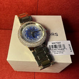 Michael Kors Camille Analog Blue Dial Gold Steel Strap Watch For Women - MK7341 Authentic Buy Shop Now