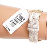 Michael Kors Jaycie Quartz Gold Dial White Leather Strap Watch for Women - MK2861 Authentic Buy Shop Now