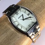 Fossil Wallace Designer Silver Dial Silver Steel Strap Watch for Women - ES3057 Authentic Buy Shop Now