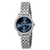 Coach Glitz Blue Dial Silver Steel Strap Watch for Women - 14502693 Authentic Buy Shop Now