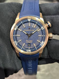 Maurice Lacroix Pontos Divers Limited Edition Blue Dial Blue Leather Strap Watch For Men - PT6248-BRZ0B-430-4 Authentic Buy Shop Now