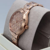 Michael Kors Slim Runway Rose Gold Dial Rose Gold Steel Strap Watch for Women - MK4658 Authentic Buy Shop Now