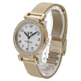 Coach Madison White Dial Gold Mesh Bracelet Watch for Women - 14502652 Authentic Buy Shop Now
