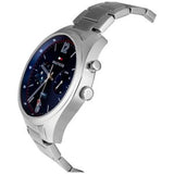 Tommy Hilfiger Deacan Blue Dial Silver Steel Strap Watch for Men - 1791551 Authentic Buy Shop Now