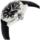 Tag Heuer Formula 1 Automatic Black Dial Black Rubber Strap Watch for Men - WAZ2113.FT8023 Authentic Buy Shop Now