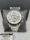 Hugo Boss Rafale Competitive Sport Silver Dial Silver Steel Strap Watch for Men - 1513511 Authentic Buy Shop Now