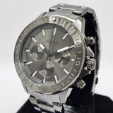 Fossil Bannon Multifunction Chronograph Grey Dial Grey Steel Strap Watch for Men - BQ2491 Authentic Buy Shop Now
