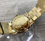 Marc Jacobs Amy Blue Dial Gold Steel Strap Watch for Women - MBM3220 Authentic Buy Shop Now