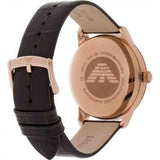 Emporio Armani Classic Quartz Brown Dial Brown Leather Strap Watch For Men - AR1613 Authentic Buy Shop Now