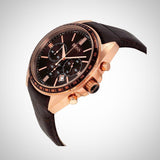 Hugo Boss Driver Sport Chronograph Brown Dial Brown Leather Strap Watch for Men - 1513093 Authentic Buy Shop Now