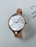 Calvin Klein Graphic Silver Dial Rose Gold Steel Strap Watch for Women - K7E23646 Authentic Buy Shop Now