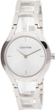 Calvin Klein Class White Dial Silver Steel Strap Watch for Women - K6R23126 Authentic Buy Shop Now