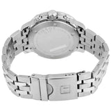 Tissot PRC 200 Chronograph Black Dial Silver Steel Strap Watch For Men - T114.417.11.057.00 Authentic Buy Shop Now