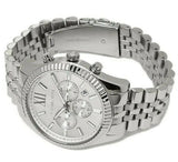 Michael Kors Lexington Silver Dial Silver Steel Strap Watch for Men - MK8405 Authentic Buy Shop Now