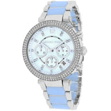 Michael Kors Parker White Dial Two Tone Steel Strap Watch for Women - MK6138 Authentic Buy Shop Now