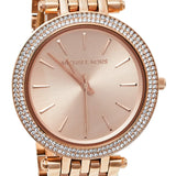 Michael Kors Darci Rose Gold Dial with Diamonds Rose Gold Stainless Steel Strap Watch for Women - MK3192 Authentic Buy Shop Now