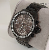 Michael Kors Wren Crystals Black Dial Black Steel Strap Watch For Women - MK6419 Authentic Buy Shop Now