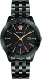 Versace Univers Quartz Black Dial Black Steel Strap Watch for Men - VEBK00618 Authentic Buy Shop Now
