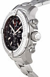 Breitling Super Avenger Chronograph 48 Black Dial Silver Steel Strap Watch for Men - A13375101B1A1 Authentic Buy Shop Now
