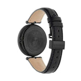 Versace Palazzo Empire Black Dial Black Leather Strap Watch for Women - VCO050017 Authentic Buy Shop Now