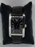 Emporio Armani Black Dial Black Leather Strap Watch For Men - AR0143 Authentic Buy Shop Now