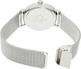 Calvin Klein Surround Black Dial Silver Mesh Bracelet Watch for Men - K3W21121 Authentic Buy Shop Now