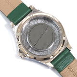 Marc Jacobs Henry Skeleton Green Dial Green Leather Strap Watch for Women - MBM1336 Authentic Buy Shop Now