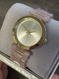 Michael Kors Delray Rose Gold Dial Pink Steel Strap Watch for Women - MK4316 Authentic Buy Shop Now