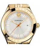 Versace Hellenyium Analog White Dial Gold Steel Strap Watch for Men - VEVK00720 Authentic Buy Shop Now