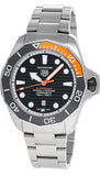 Tag Heuer Aquaracer Professional 1000 Superdiver Automatic Black Dial Silver Steel Strap Watch for Men - WBP5A8A.BF0619 Authentic Buy Shop Now
