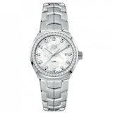 Tag Heuer Link Quartz Diamonds Mother of Pearl Dial Silver Steel Strap Watch for Women - WBC1316.BA0600 Authentic Buy Shop Now