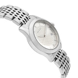 Gucci G Timeless Silver Dial Silver Steel Strap Watch For Women - YA126501 Authentic Buy Shop Now