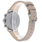 Emporio Armani Aviator Chronograph Quartz Grey Dial Beige Leather Strap Watch For Men - AR11107 Authentic Buy Shop Now