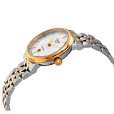 Tissot T Classic Carson Premium White Dial Two Tone Steel Strap Watch for Women - T122.207.22.031.00 Authentic Buy Shop Now
