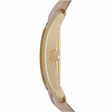 Burberry Pioneer Champagne Dial Haymarket Beige Leather Strap Watch for Women - BU9407 Authentic Buy Shop Now